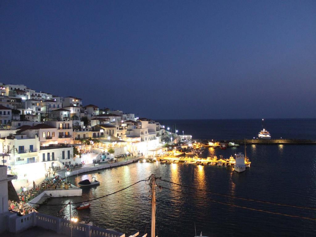 Aegean Sea View Villa Batsi  Ngoại thất bức ảnh
